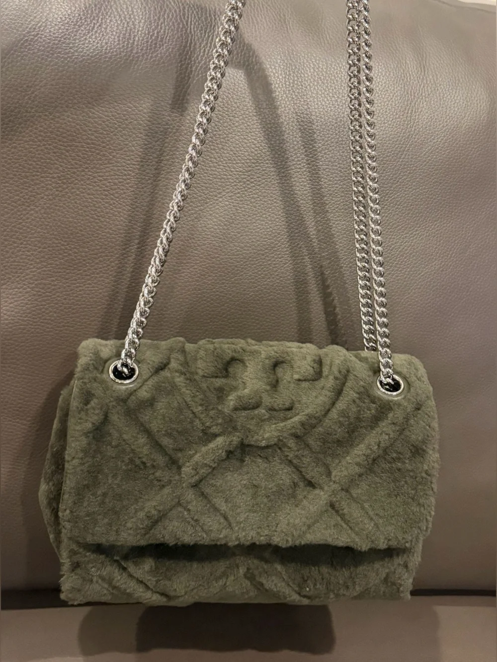 FLEMING SOFT SHEARLING CONVERTIBLE SHOULDER BAG